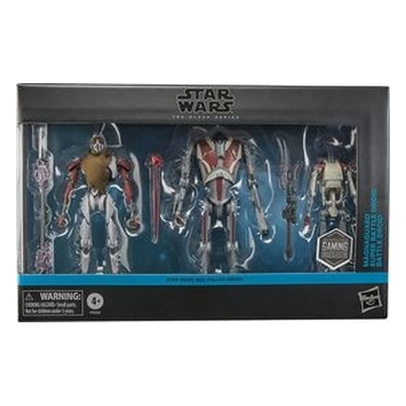 MAGNAGUARD, SUPER BATTLE DROID & BATTLE DROID PACK 3 FIGURAS 15 CM STAR WARS JEDI FALLEN ORDER THE BLACK SERIES