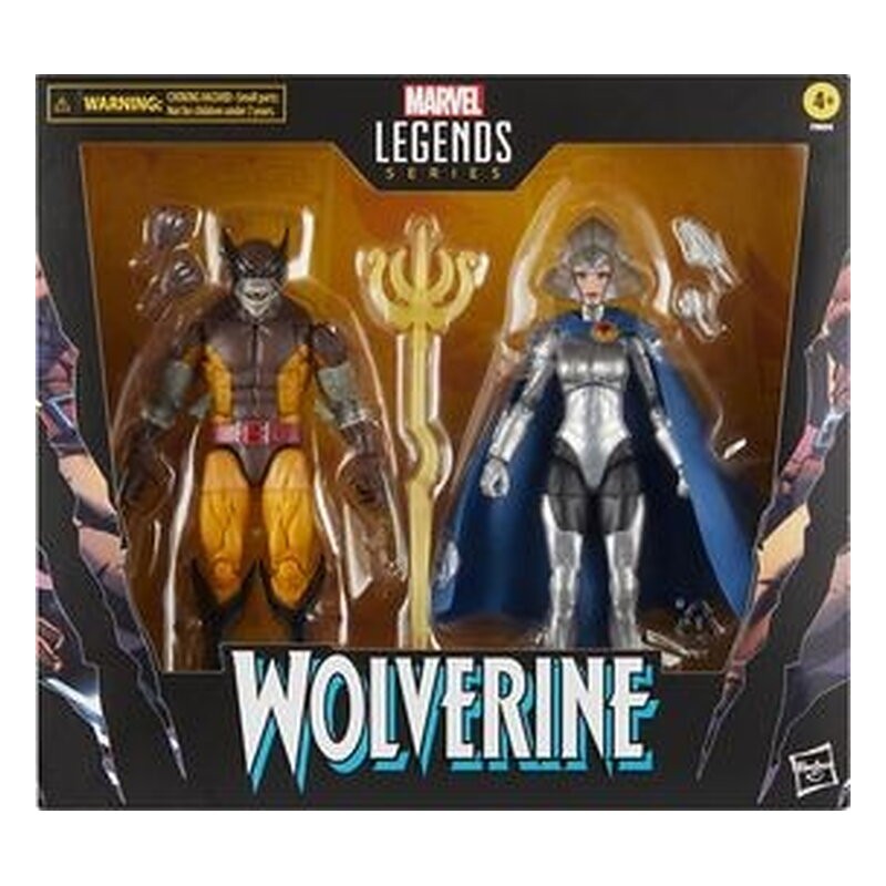 WOLVERINE BROOD VERSION & LILANDRA NERAMANI PACK 2 FIGURA 15 CM X-MEN MARVEL LEGENDS SERI