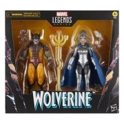 WOLVERINE BROOD VERSION & LILANDRA NERAMANI PACK 2 FIGURA 15 CM X-MEN MARVEL LEGENDS SERI