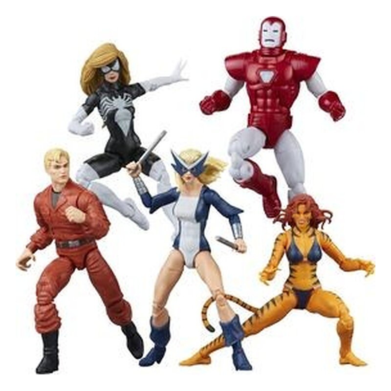 THE WEST COAST AVENGERS SET 5 FIG. 15 CM MARVEL LEGENDS SERIES
