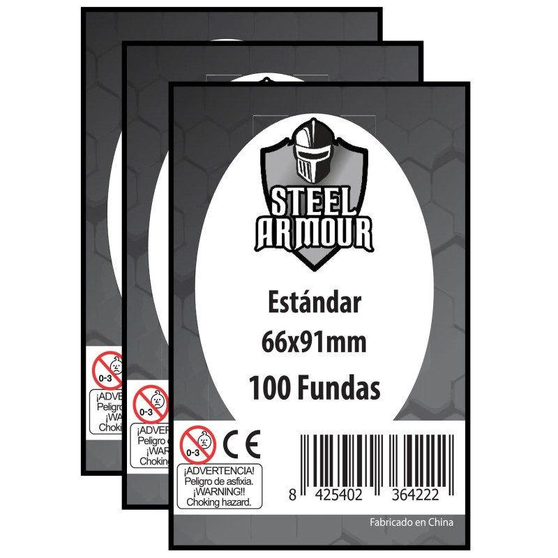Caja 100 paquetes de fundas Estándar (66x91mm) --50% desc.-- (46004)