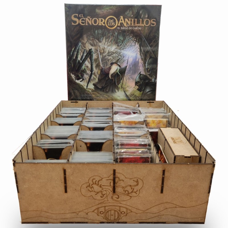 Caja compatible con EL SEÑOR DE LOS ANILLOS (Juegos de Cartas) (Base + expansiones)