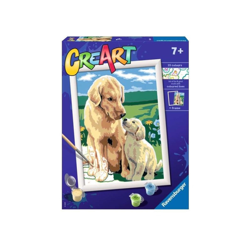 CreArt D - Retriever en el prado