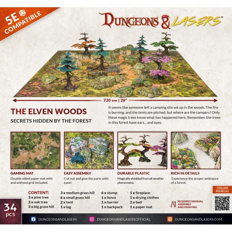 The Elven Woods - Dungeons & Lasers