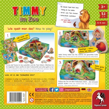 Timmy im Zoo (Inglés)