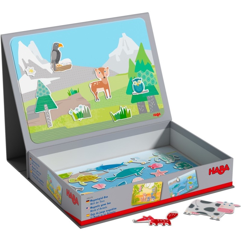 Caja de juego magnético El Mundo de los Animales