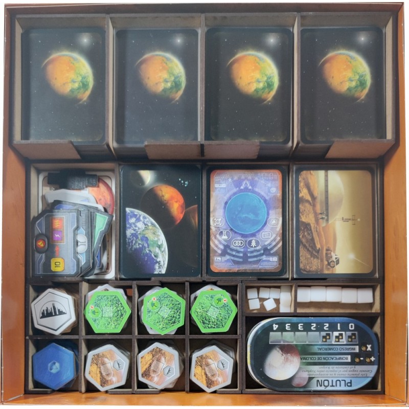 Inserto compatible con TERRAFORMING MARS (Base + EXPANSIONES)