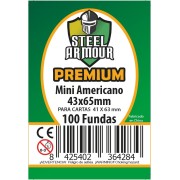 100 Fundas tamaño Mini Americano Premium (43x65mm)