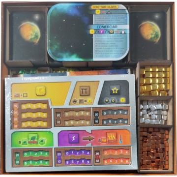 Inserto compatible con TERRAFORMING MARS (Base + EXPANSIONES)