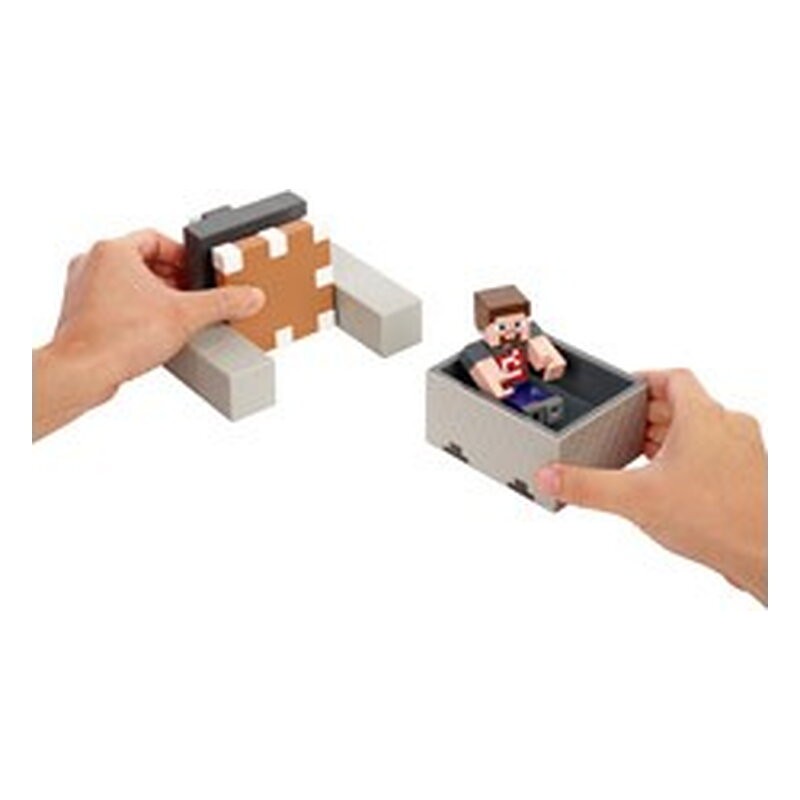 VAGONETA EXPLOSIVA FIGURA MINECRAFT