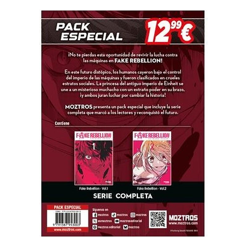 FAKE REBELLION PACK ESPECIAL DE 2 TOMOS