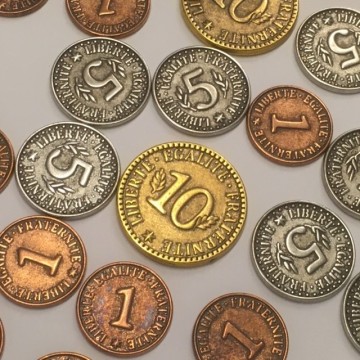 París: Monedas Metálicas