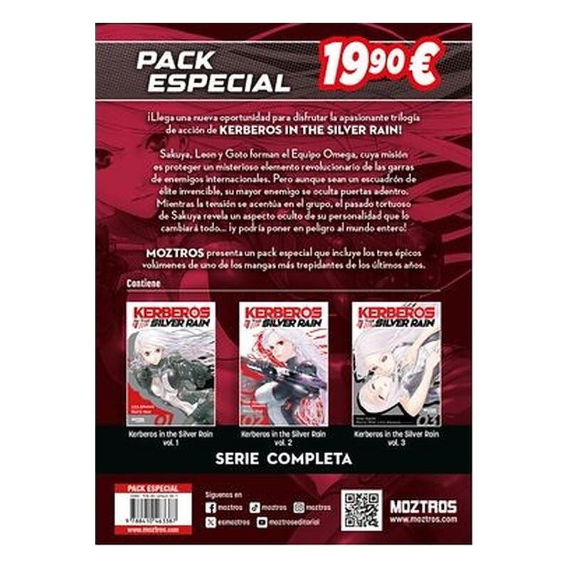 PACK ESPECIAL KERBEROS IN THE SILVER RAIN