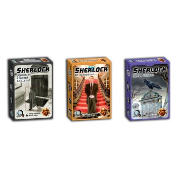 Serie Q4 - Sherlock Pack Amarillo (El Mayordomo, Entre Tumbas y ¿Quien es Vincent Leblanc?)
