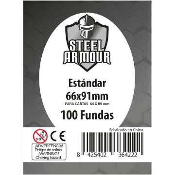 100 Fundas tamaño Estándar (66x91mm)