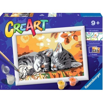 CreArt E - Gatitos en otoño