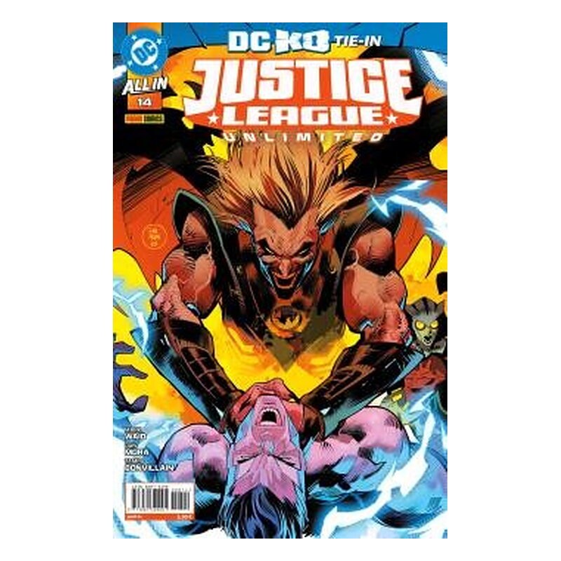 ALL IN JUSTICE LEAGUE UNLIMITED 14 ( DC K.O. TIE-IN )