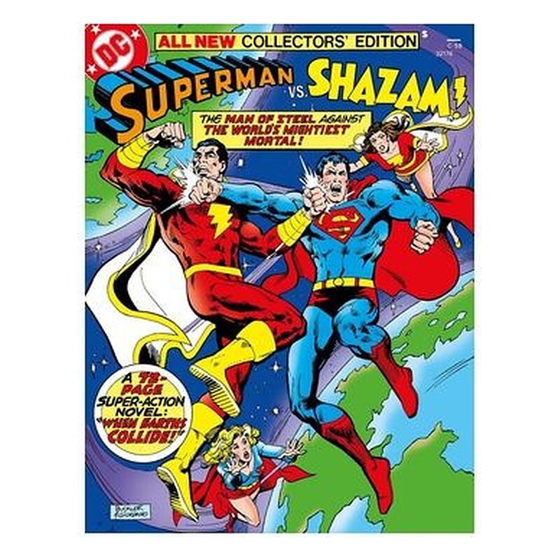 DC EDICION FACSIMIL: SUPERMAN VS. SHAZAM!. LIMITED COLLECTORS' EDITION C-58.