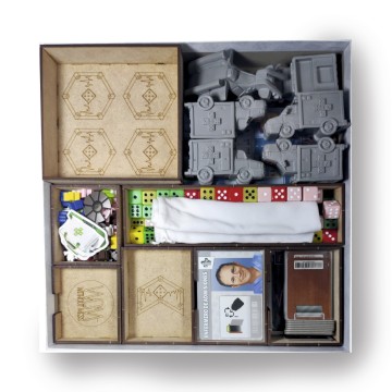 Inserto compatible con DICE HOSPITAL (Base + Exp. Cuidado Comunitario + Exp. Deluxe)
