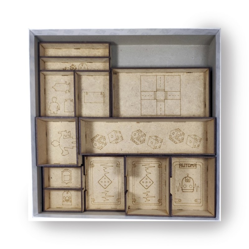 Inserto compatible con DICE HOSPITAL (Base + Exp. Cuidado Comunitario + Exp. Deluxe)