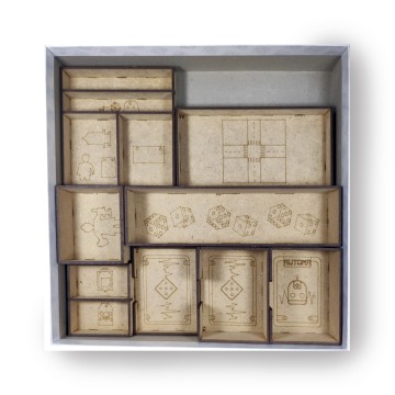 Inserto compatible con DICE HOSPITAL (Base + Exp. Cuidado Comunitario + Exp. Deluxe)