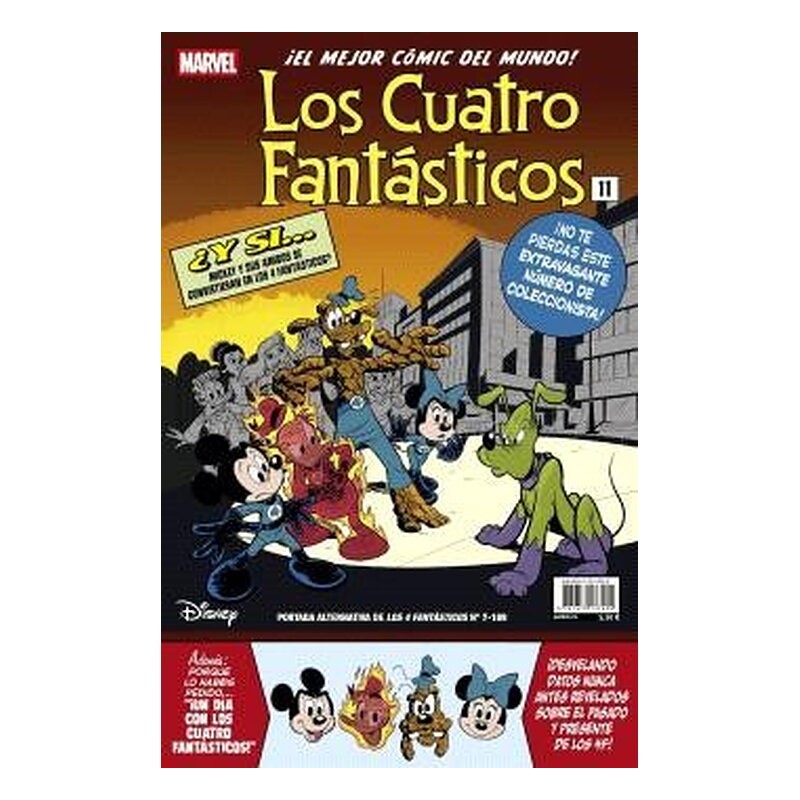 LOS 4 FANTASTICOS 07 ( PORTADA DISNEY FANTASTIC FOUR 11 )