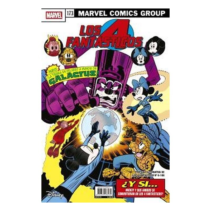 LOS 4 FANTASTICOS 06 (PORTADA ALTERNATIVA DISNEY FANTASTIC FOUR 173)