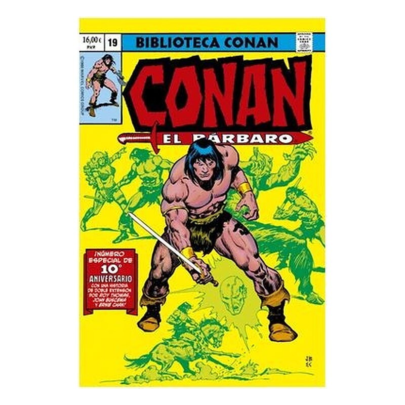 BIBLIOTECA CONAN. CONAN EL BARBARO 19 1980
