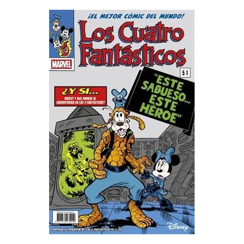 LOS 4 FANTASTICOS ( PORTADA ALTERNATIVA DISNEY FANTASTIC FOUR 51) 51