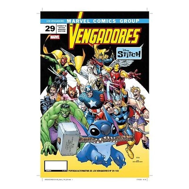 LOS VENGADORES (PORTADA ALTERNATIVA DISNEY STICH) 29