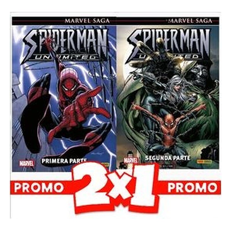 2X1 MARVEL SAGA SPIDERMAN UNLIMITED(Nº1 Y Nº2)