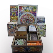 Inserto compatible con SAGRADA (Base+Exp. 5-6 Jugadores+Exp. Passion+Exp. Life+Exp. Glory)