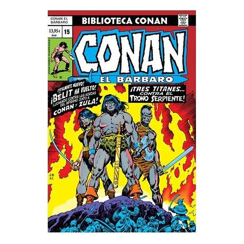 BIBLIOTECA CONAN. CONAN EL BARBARO 15