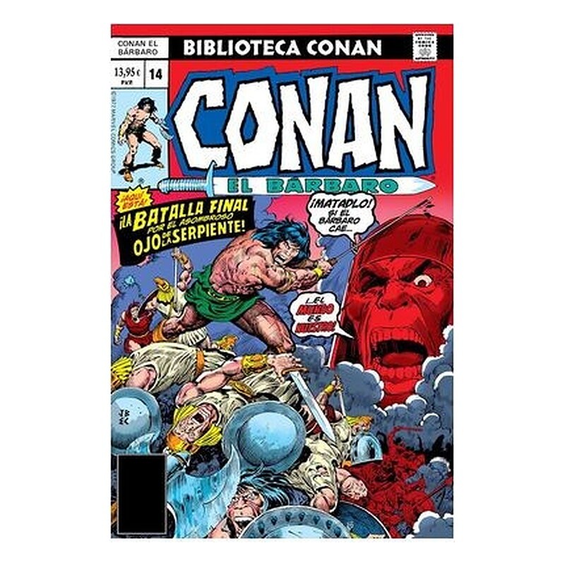 BIBLIOTECA CONAN. CONAN EL BARBARO 14