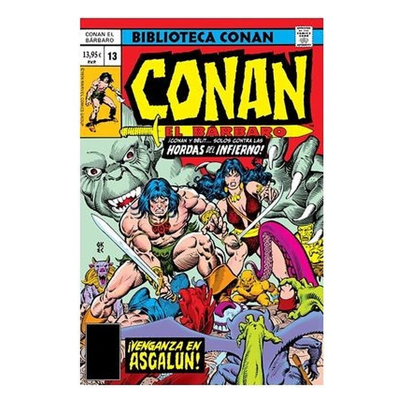 BIBLIOTECA CONAN. CONAN EL BARBARO 13
