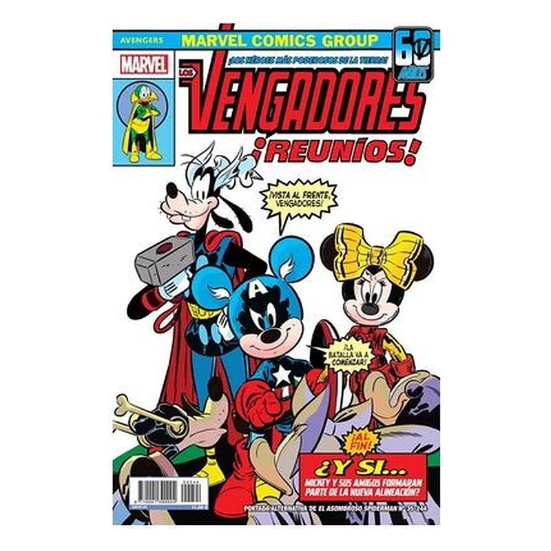 EL ASOMBROSO SPIDERMAN 35 (PORTADA ALTERNATIVA DISNEY LOS VENGADORES)