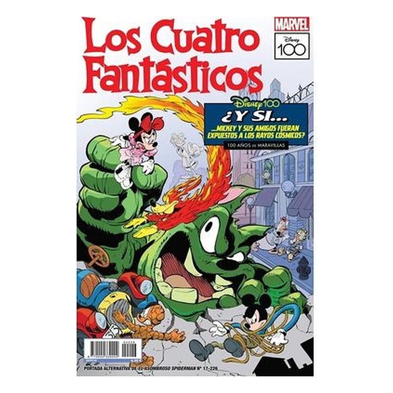 (PORTADA ALTERNATIVA DISNEY 100-LOS 4 FANTASTICOS) EL ASOMBROSO SPIDERMAN 17