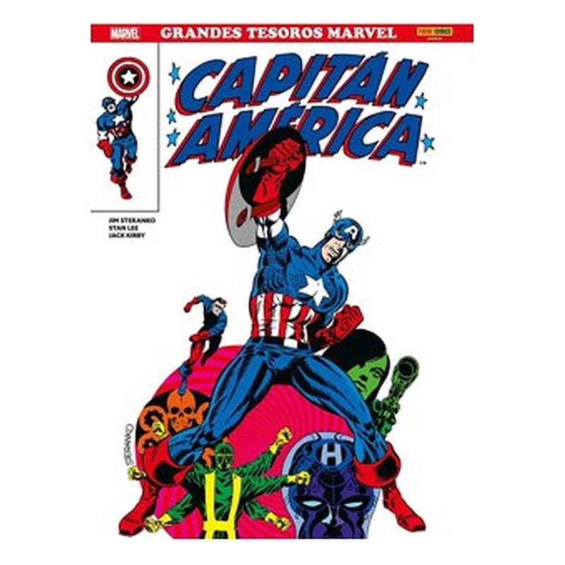 GRANDES TESOROS MARVEL. CAPITAN AMERICA DE JIM STERANKO