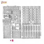 Dwarven Mine Half-Height Walls - Dungeons & Lasers