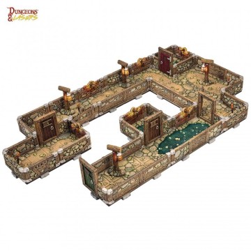 Dwarven Mine Half-Height Walls - Dungeons & Lasers