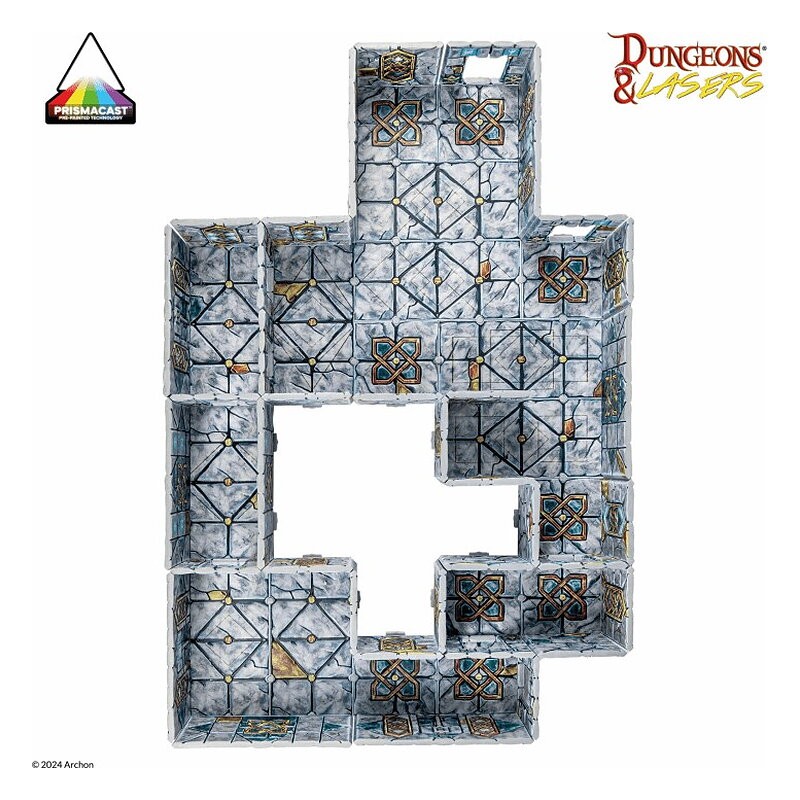 Halls of Ancestors Pre-Painted - Dungeons & Lasers (Inglés)