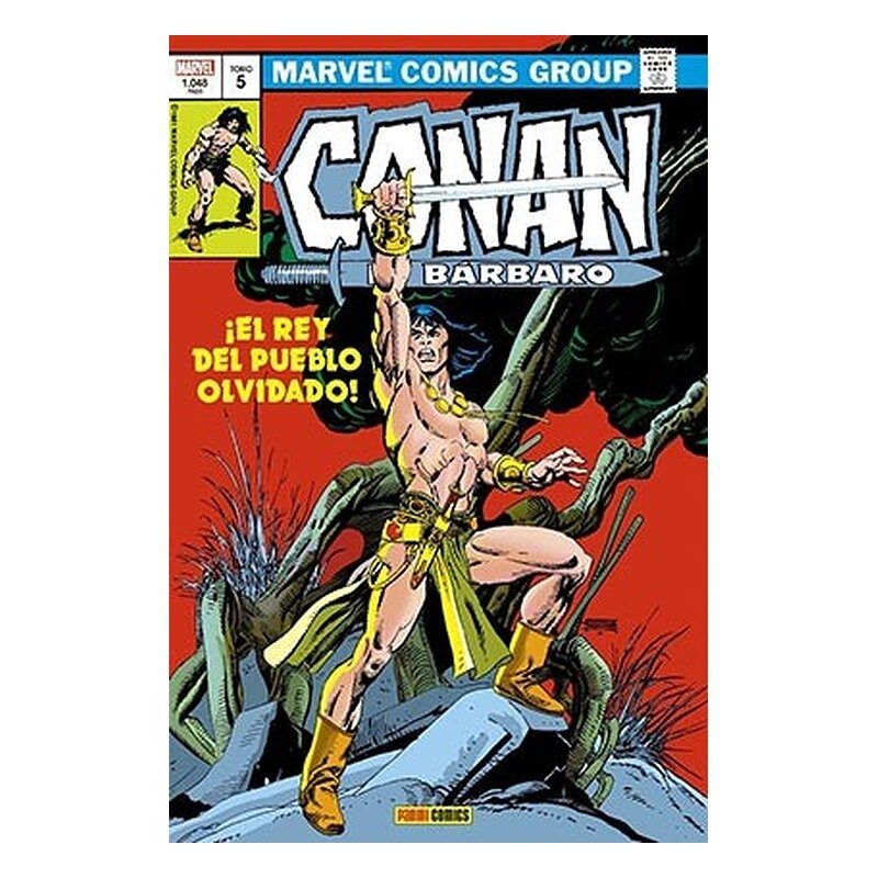 CONAN EL BARBARO 05: LA ETAPA MARVEL ORIGINAL ¡EL REY DEL PUEBLO OLVIDADO!