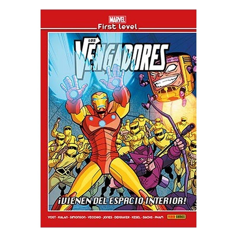 MARVEL FIRST LEVEL 12: LOS VENGADORES ¡VIENEN DEL ESPACIO INTERIOR!