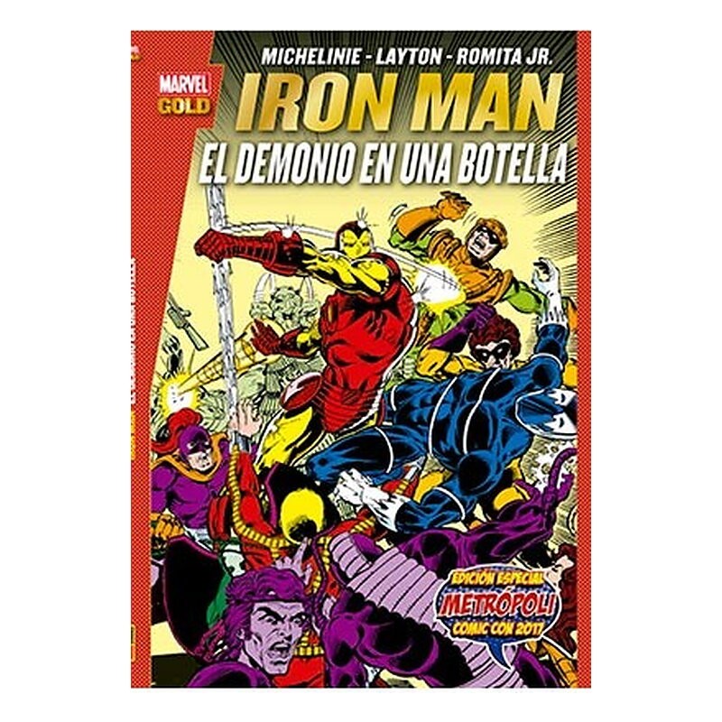 IRON MAN: EL DEMONIO EN UNA BOTELLA (MARVEL GOLD)