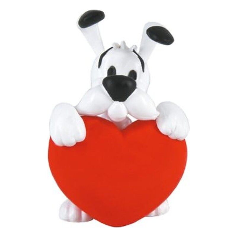IDEAFIX CON CORAZON ROJO FIGURA 4,5 CM ASTERIX