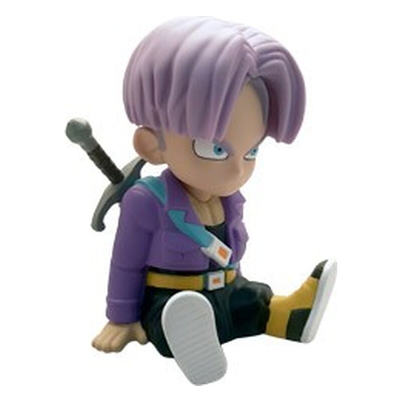 TRUNKS SENTADO CHIBI HUCHA 15 CM PVC DRAGON BALL