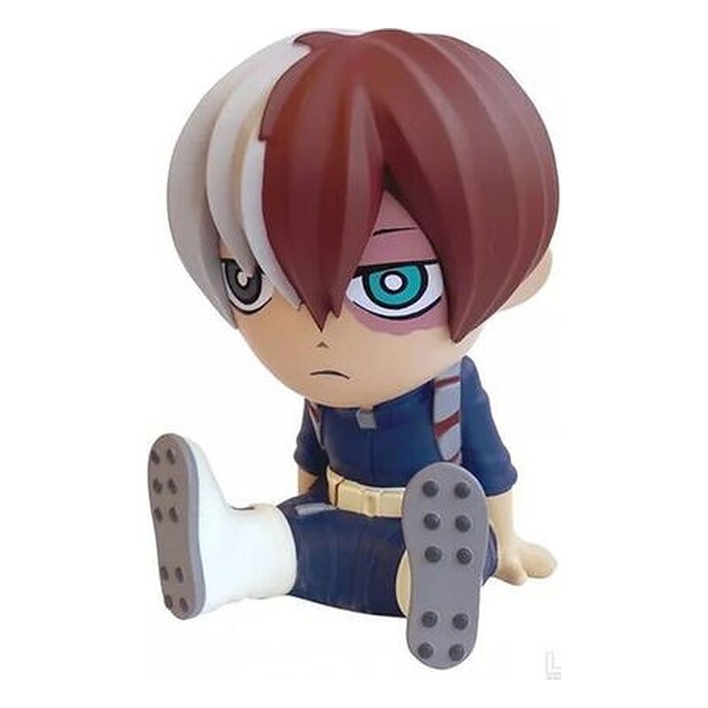 SHOTO TODOROKI HUCHA 18CM MY HERO ACADEMIA TIRELIRE PLASTOY RE-RUN