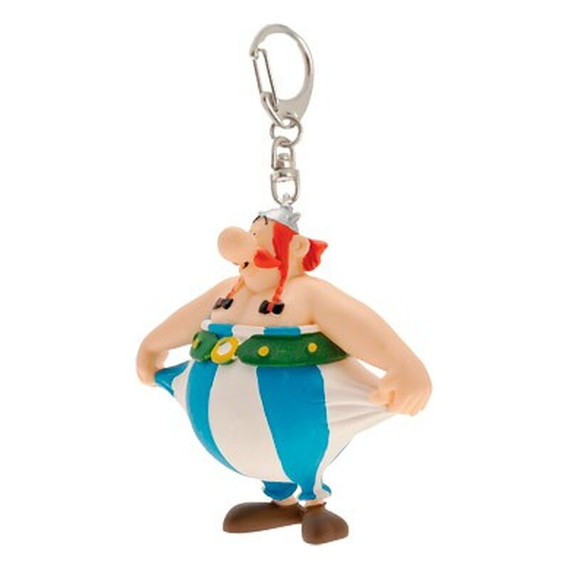OBELIX SOSTENIENDO PANTALON LLAVERO ASTERIX EL GALO