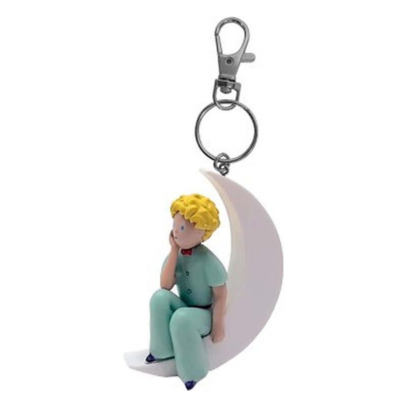 PRINCIPITO SENTADO EN LA LUNA LLAVERO 6,6 CM PVC EL PRINCIPITO