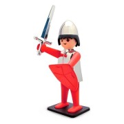 EL CABALLERO ESTATUA RESINA 25 CM PLAYMOBIL COLLECTOYS